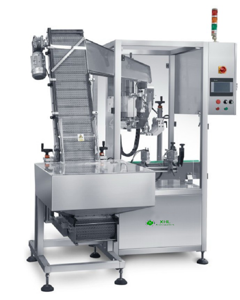 Stainless Steel 304 1200BPH Semi Automatic Bottle Capping Machine