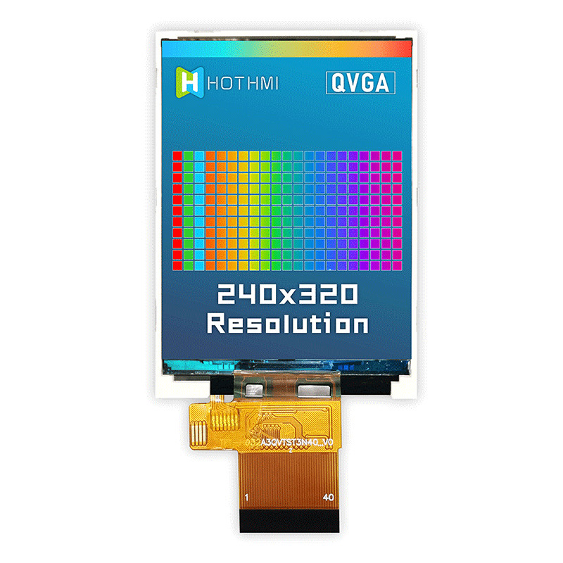 Straight 240x320 TFT Touch Screen 350cd/M2 TFT-H032A3QVTST3N40