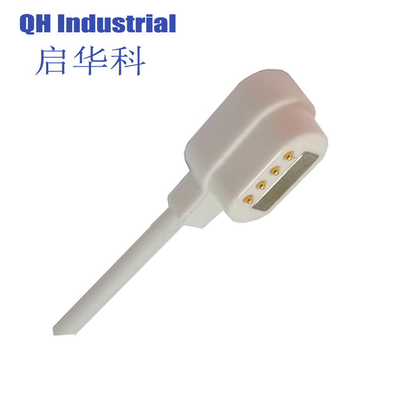 4Pin Republic Of Korea magnetic laptop power connector wearable charger cable with pogo pin