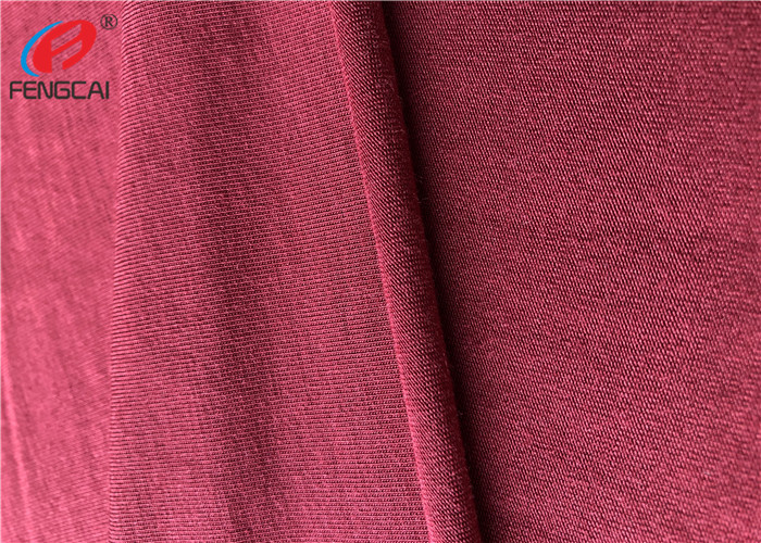 Eco Friendly Single Jersey Modal Fabric Cotton Spandex Fabric 40s + 40d