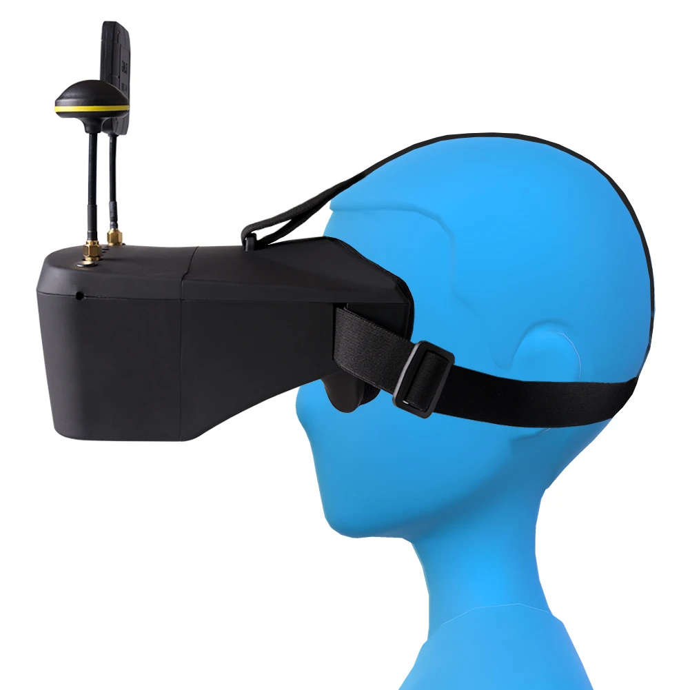 5.8G 40CH 5 Inch Drone FPV Goggles Video Headset HD DVR Diversity Receiver