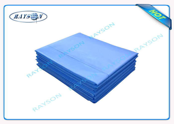 Pink Medical Use Disposable Bed Sheet Polypropylene Non Woven Bed Sheet