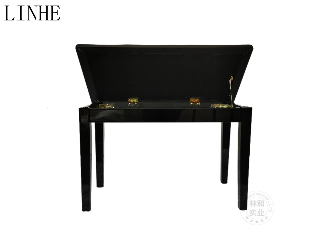 Double lifting piano playing stool with book box folding bench surface electronic piano stool piano cover piano accessor