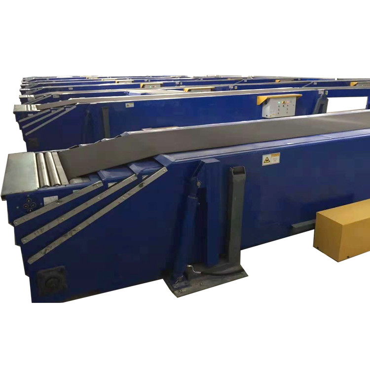 Multi Stage Extendable Telescopic Belt Conveyor Machine For Cars
