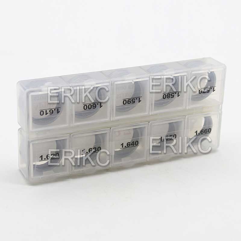 ERIKC Diesel Common Rail Diesel B27 Shim Calibration Shim for Denso and Injector Adjusting Shim 50 pieces