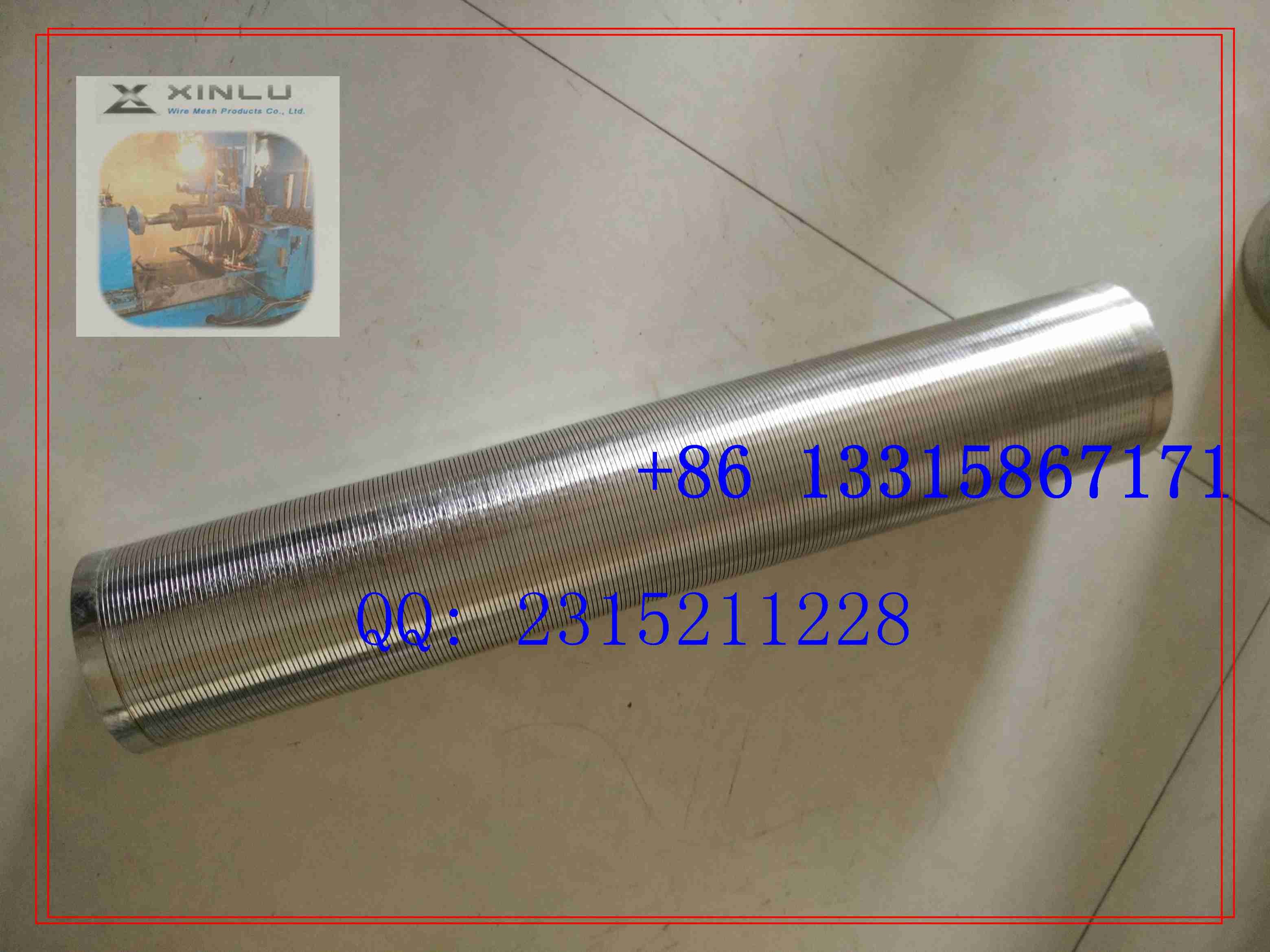 sand control oil well screen / stainless steel oil screen pipe / wedge wire oil screen pipe / johnson oil well screens