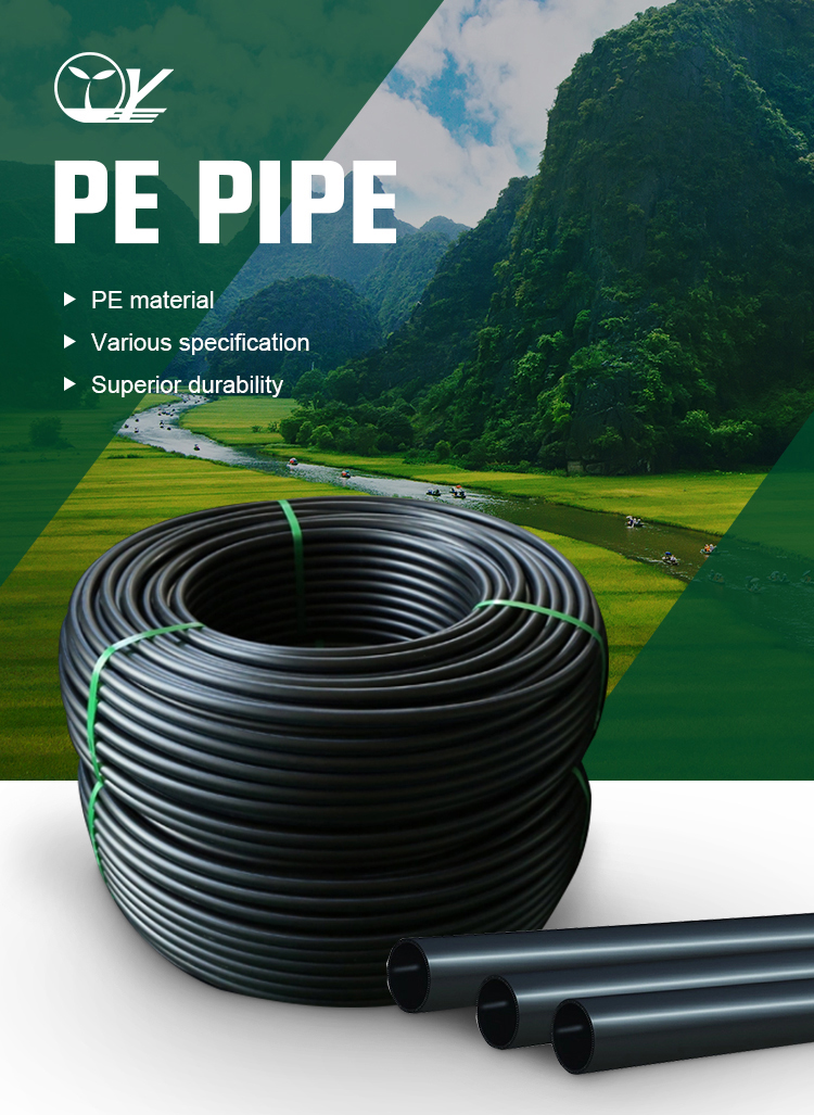 Video Outgoing-Inspection Provided PE Pipe for Agricultural Irrigation System