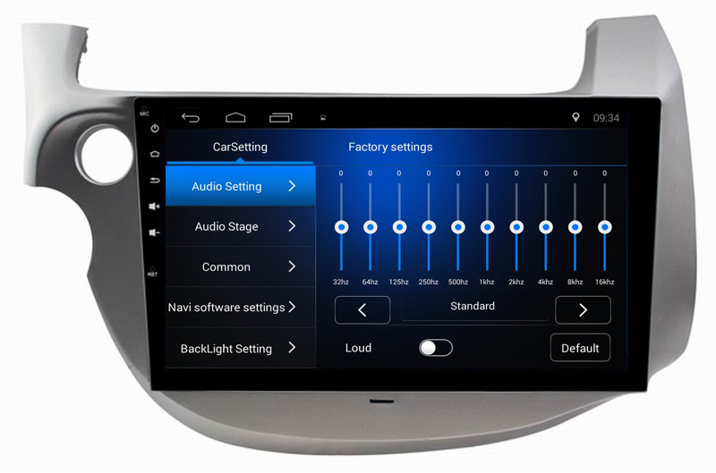 Ouchuangbo car nultimedia kit for Honda Fit with radio gps navigation steering wheel control android 8.1 system