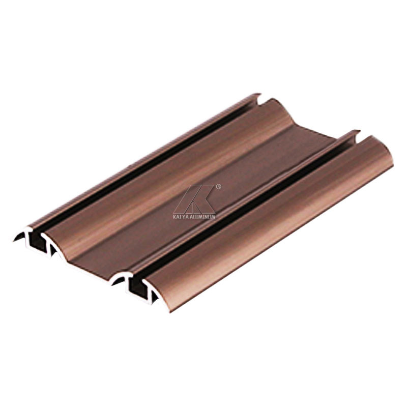 Sliding Door Wardrobe Aluminium Profile 6063 T5 Anodized Blown