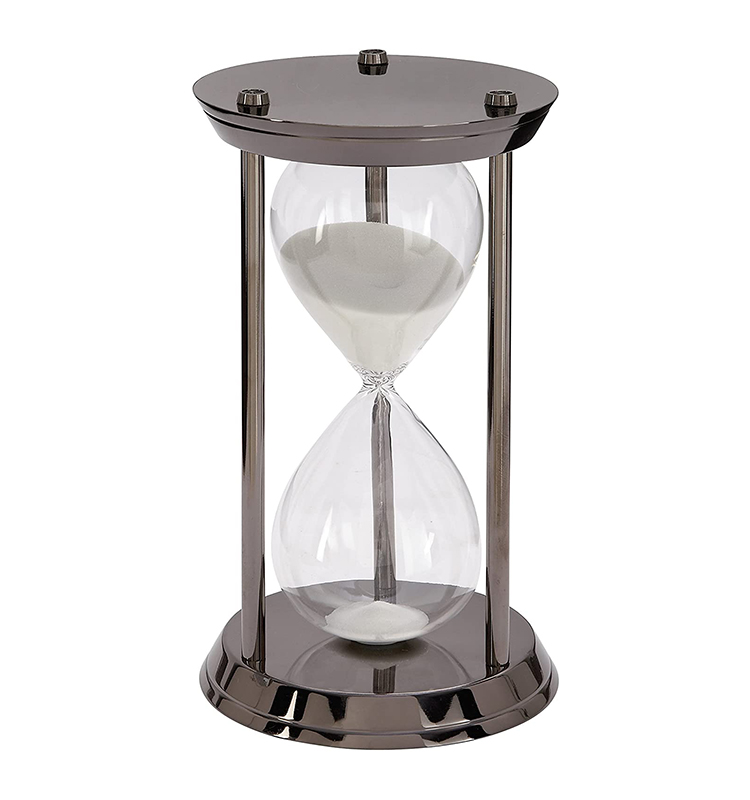 Home Decor Large Brass Hourglass Luxury Sand Timer For Souvenir