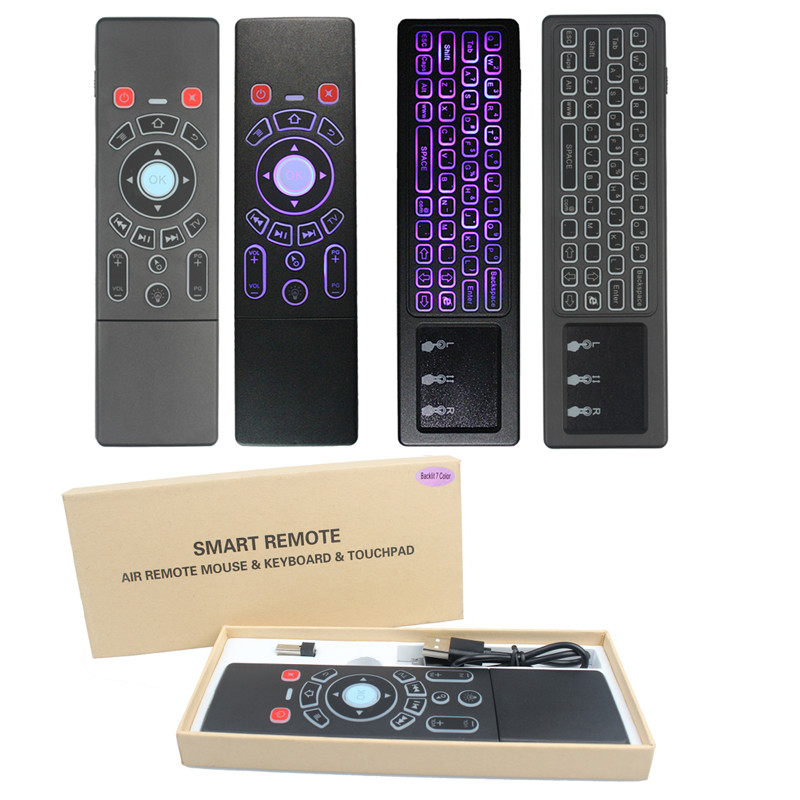 Magic Remote Wireless Keyboard Air Mouse Backlight With Build In Li Ion Battery