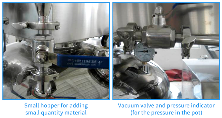 Hair Gel Body Lotion Emulsifying Vacuum Homogenizer