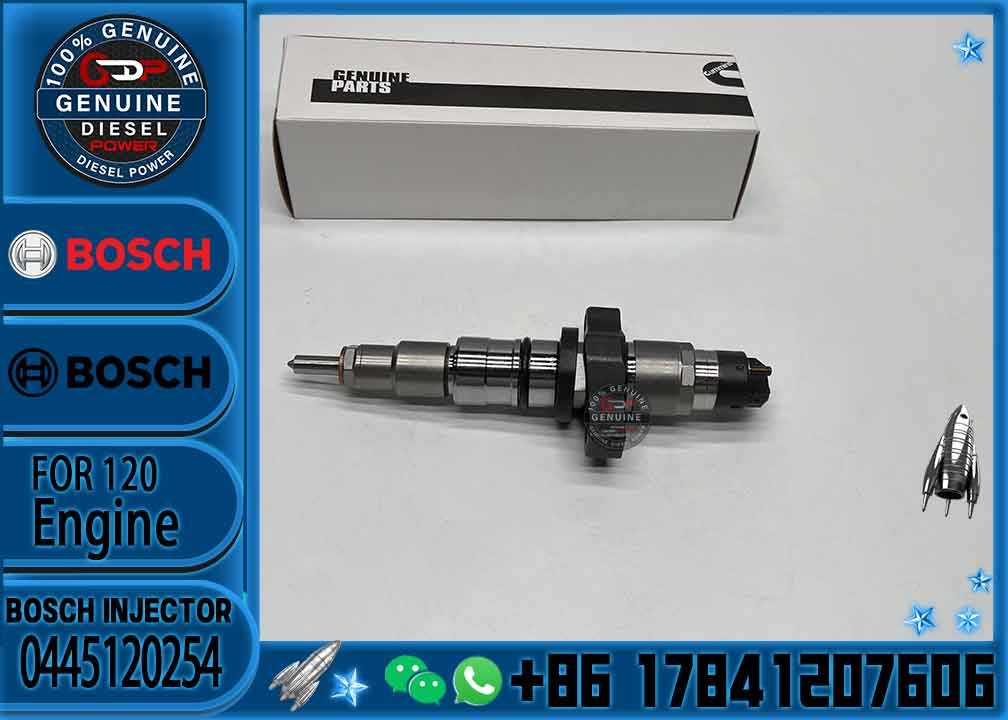 Genuine Fuel Injector 0 445 120 252 0 445 120 254 Common Rail Injector 0445120252 0445120254