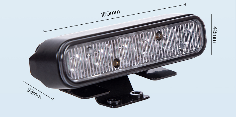 Ice Blue Motorcycle Flashing Light LED Motorcycle Lights DC12V