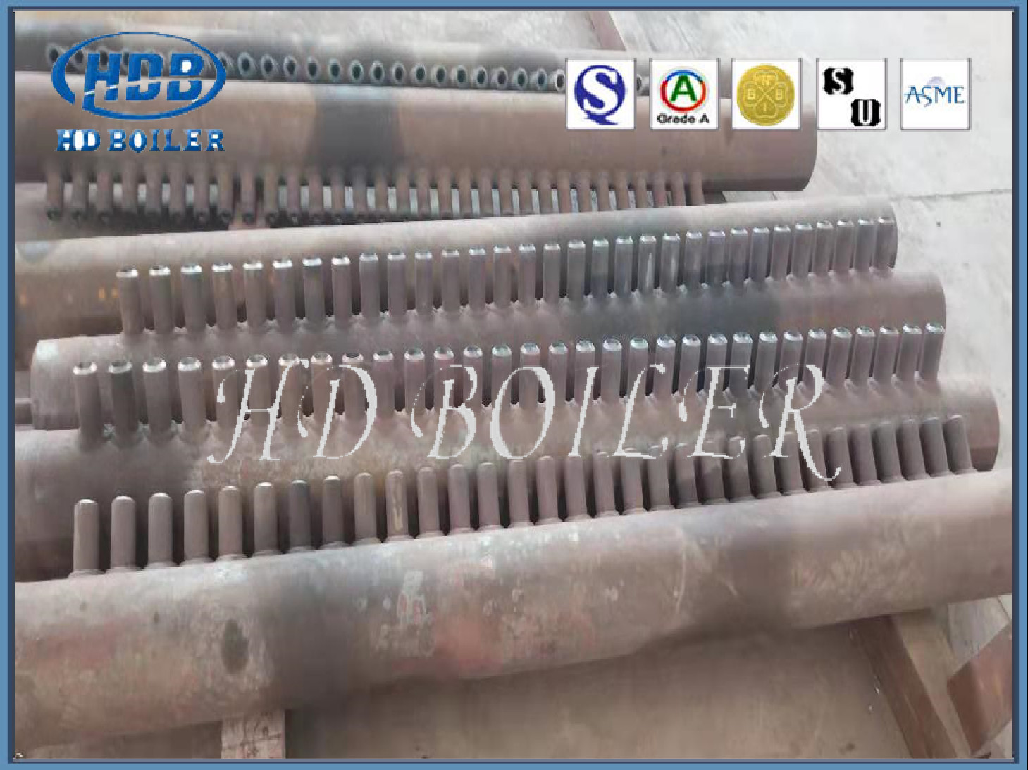 Boiler Fired Boiler Parts Power Plant Boiler Manifold Headers 12Cr1MoVG Carbon Steel