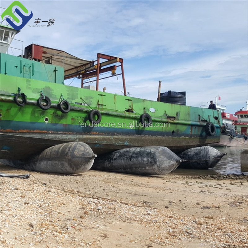Reliable Protection Marine Rubber Airbag For Ship Launching Air Lift Bags