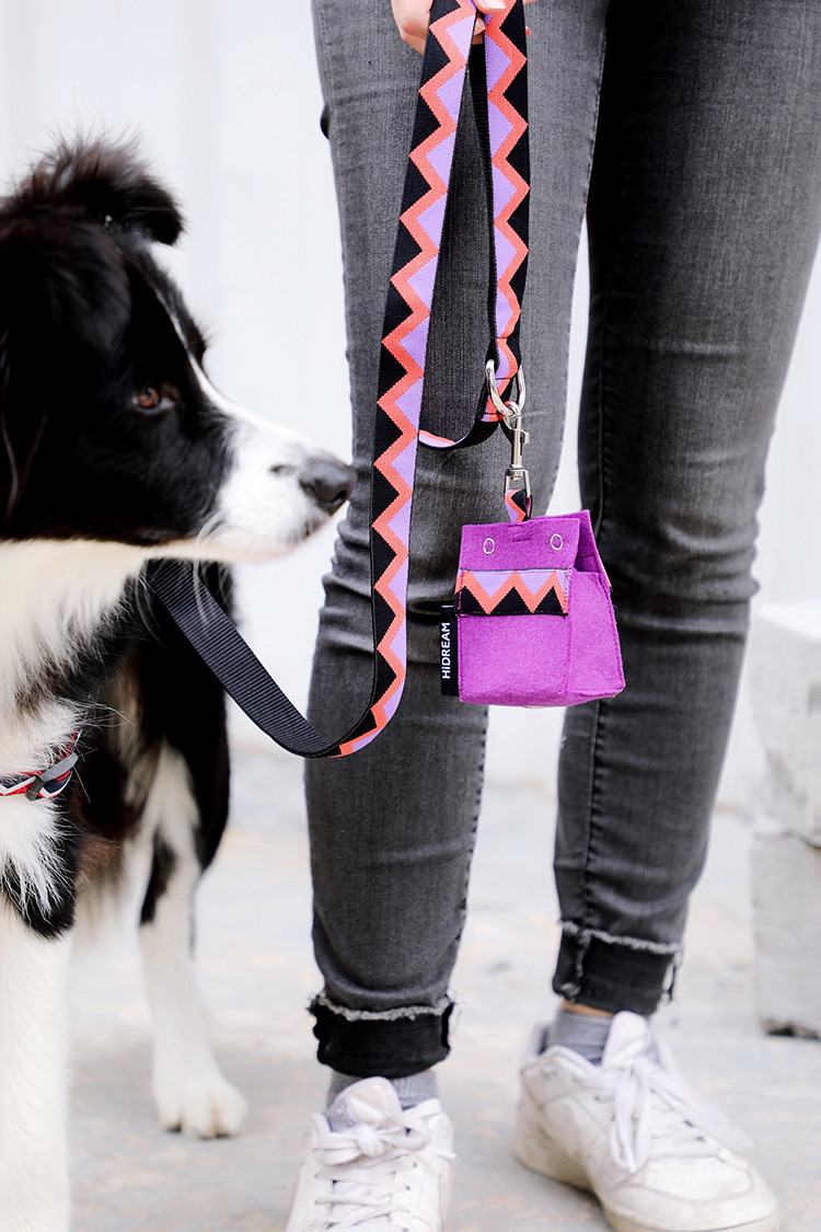 Felt Soft Pet Dog Walking Poop Bag Holder Cute Dog Waste Bag Holder