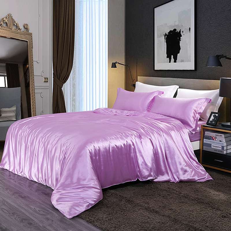 Home Textile Mulberry Silk Bed Sheets , Queen Size 20x30in Fitted Silk Bed Covers