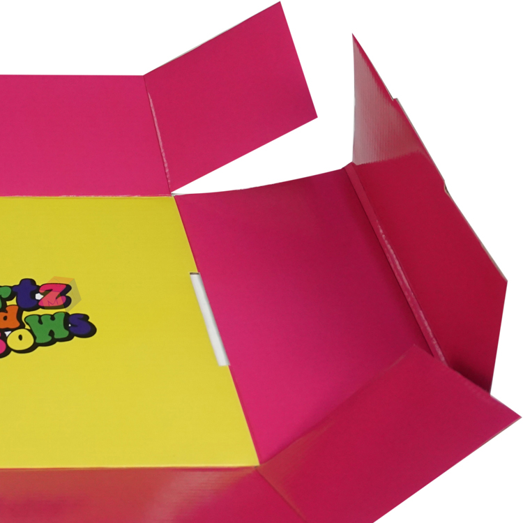 Custom Logo Printed Corrugated Cosmetic Box Eco-Friendly Book Shape Box for Shipping