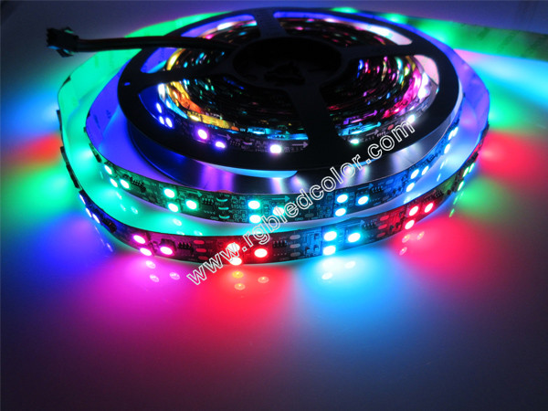 black led strip ws2811 digital rgb led pixel strip light