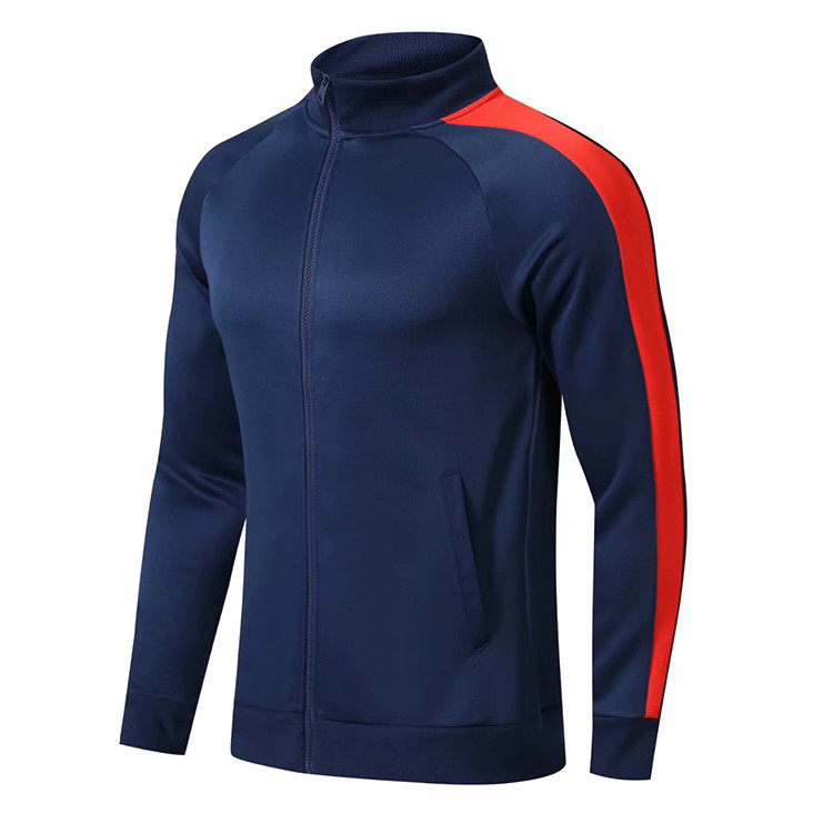 Fashion Men'S Zip Sports Track Jackets Anti - Bacterial Quick Dry