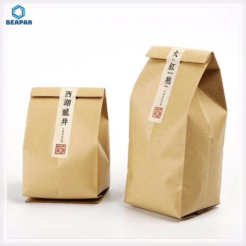 Takeaway Food Flat Bottom 150g Biodegradable Coffee Bags