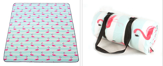 180*200 Picnic Rug Extra Large Picnic Blanket Red And White