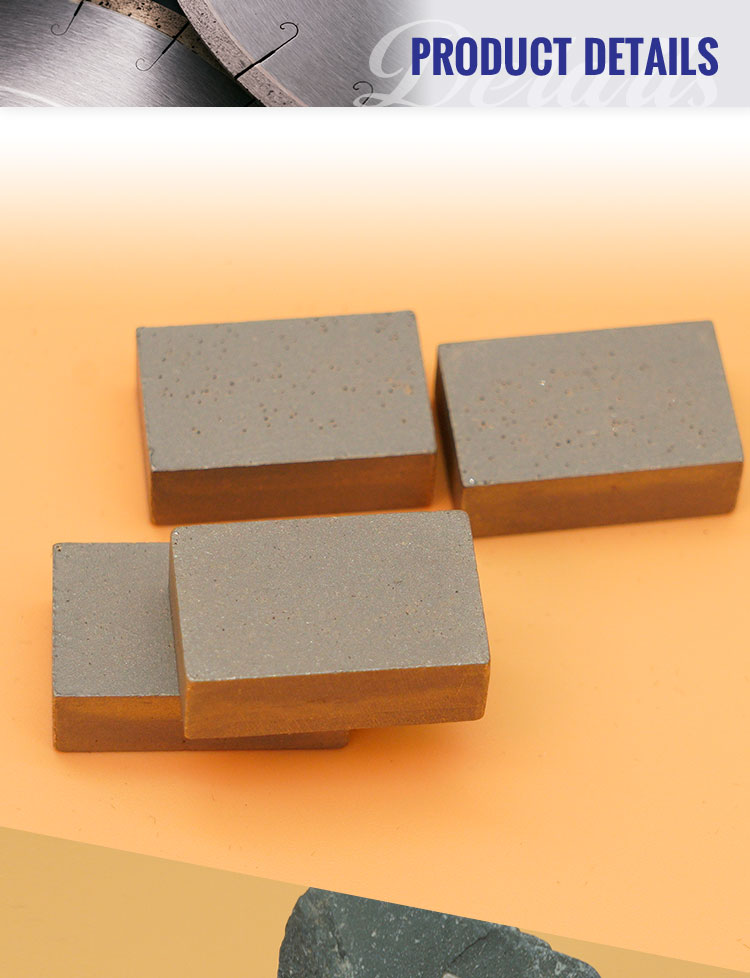 Global Market Sandwich Shape Diamond Segment for Volcanic Stone Cutting