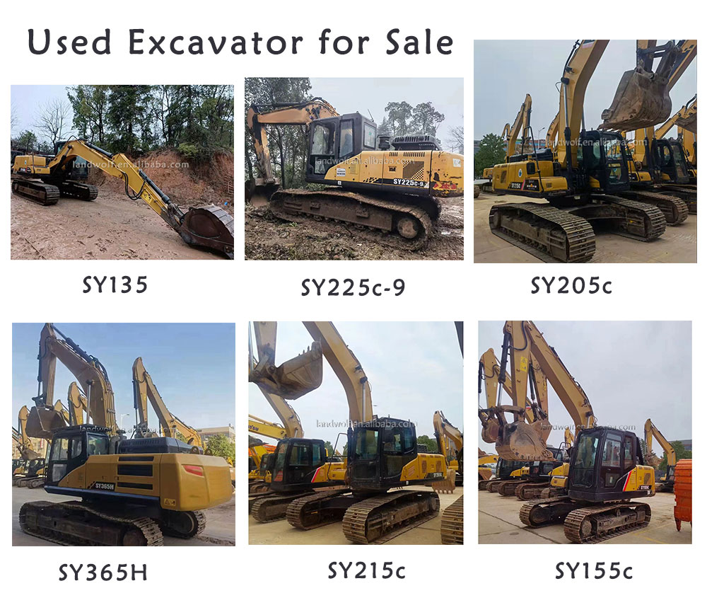 Hydraulic Valve 25 Ton Medium Crawler Used Excavator for Sany 215 SY215C