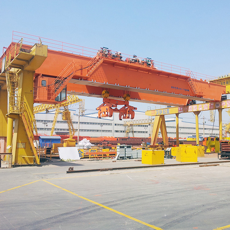Electric Trolley 16M Double Girder Overhead Crane A5 10T 10.5m Span