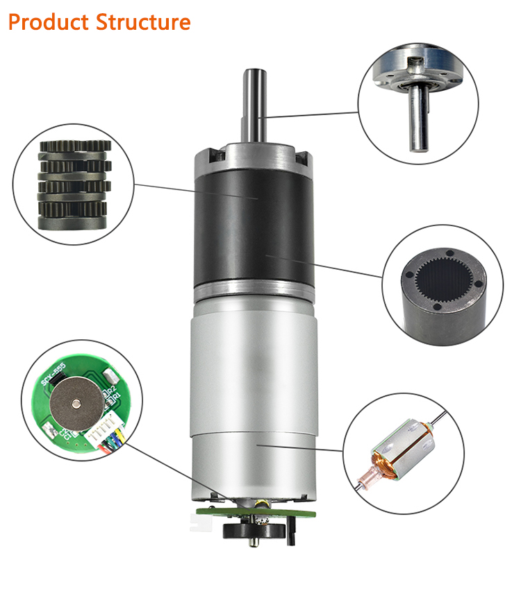 Waterproof Planetary Gear Motor Brushed Dc Customizable For Gas Pump