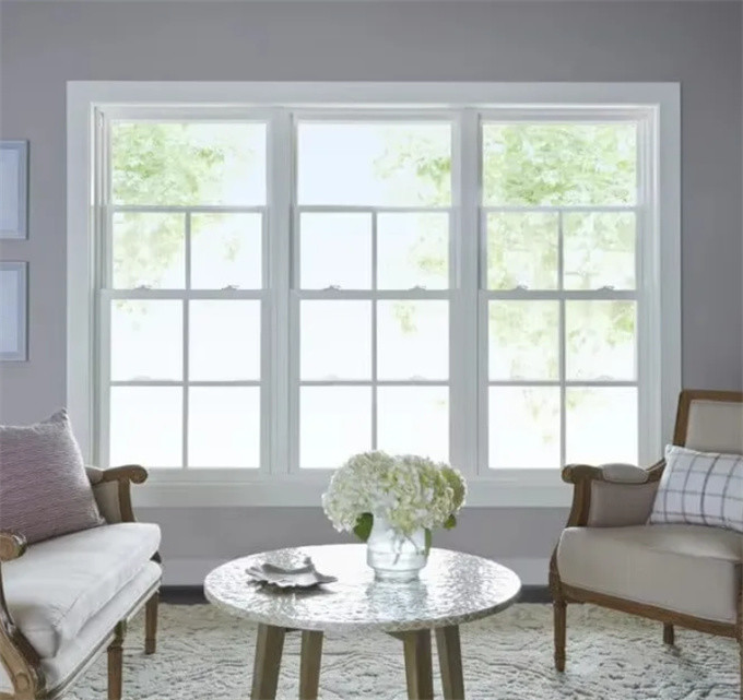 Thermal Break Aluminum Windows With Heat Insulation Function And Stainless Steel Screen