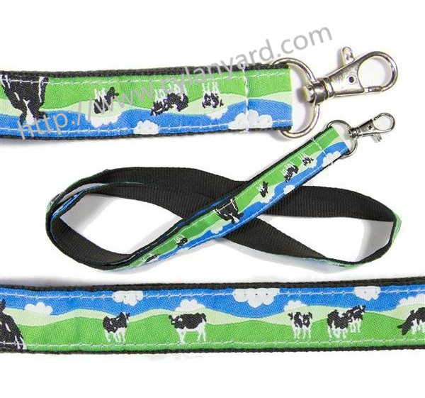 Jacquard logo Label Overlay Lanyards