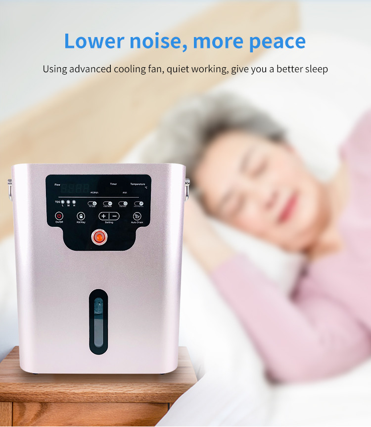 Home Nursing Hydrogen Inhalation Machine 300ml 600ml Antioxidation Anti Aging