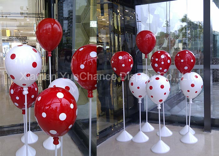Bespoke Promotional Fiberglass Balloons Shop Decorations With Customized Logo
