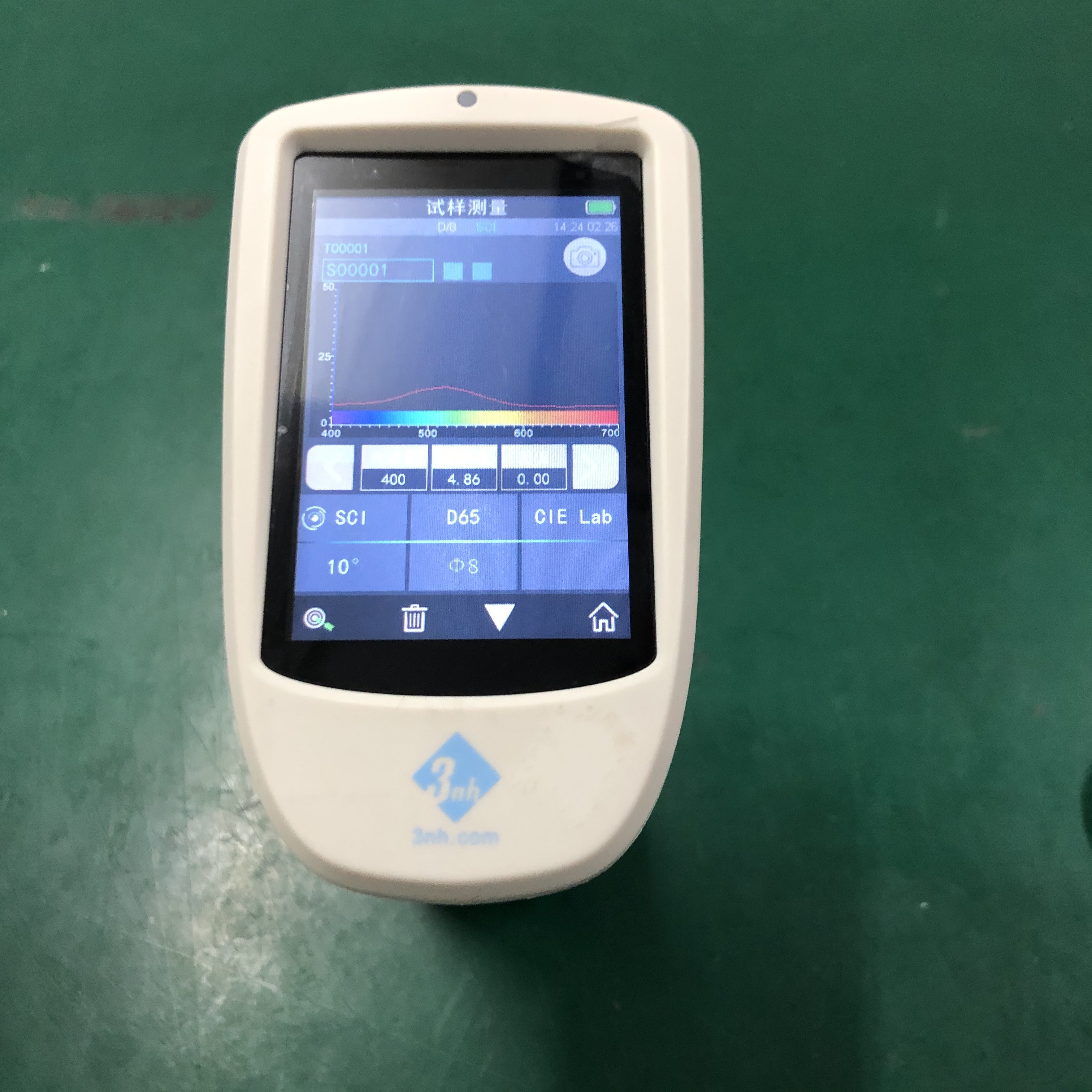 TS7700 3nh Color Spectrophotometer High Accuracy With SCE SCI UV To Replace CM-2600D