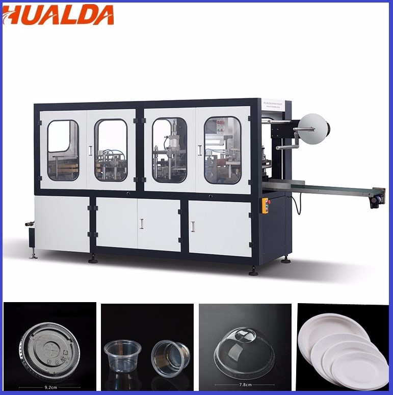 Vacuum Forming Food Container Making Machine For Mini Cake / Chocolate
