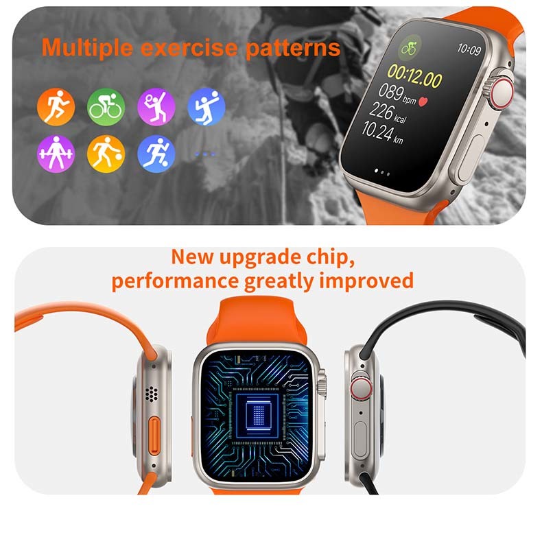 T900 Ultra Waterproof Smart Watch For Android Two In One Loudspeaker And Handset
