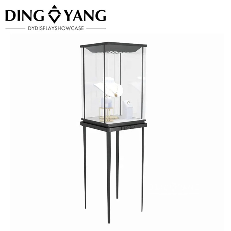 No Installation Jewelry Display Cabinet Modern Fashion Style With Low Power Consumption Lights