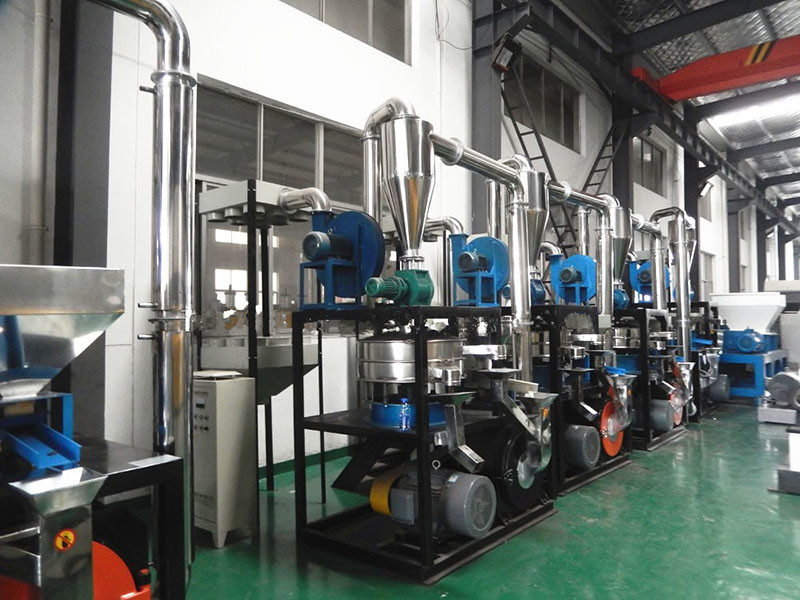 SUS304 Plastic PVC PP PE Auxiliary Machine Pulverizer Mill Plastic Grinding Machine