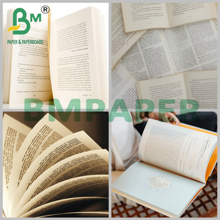 80gsm Smooth Surface Uncoated Booklet Paper For Novels Short Grain