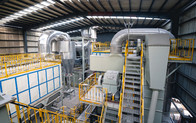 DCS Automation Control Technology Gypsum Powder Plant With Dust Removal Equipment