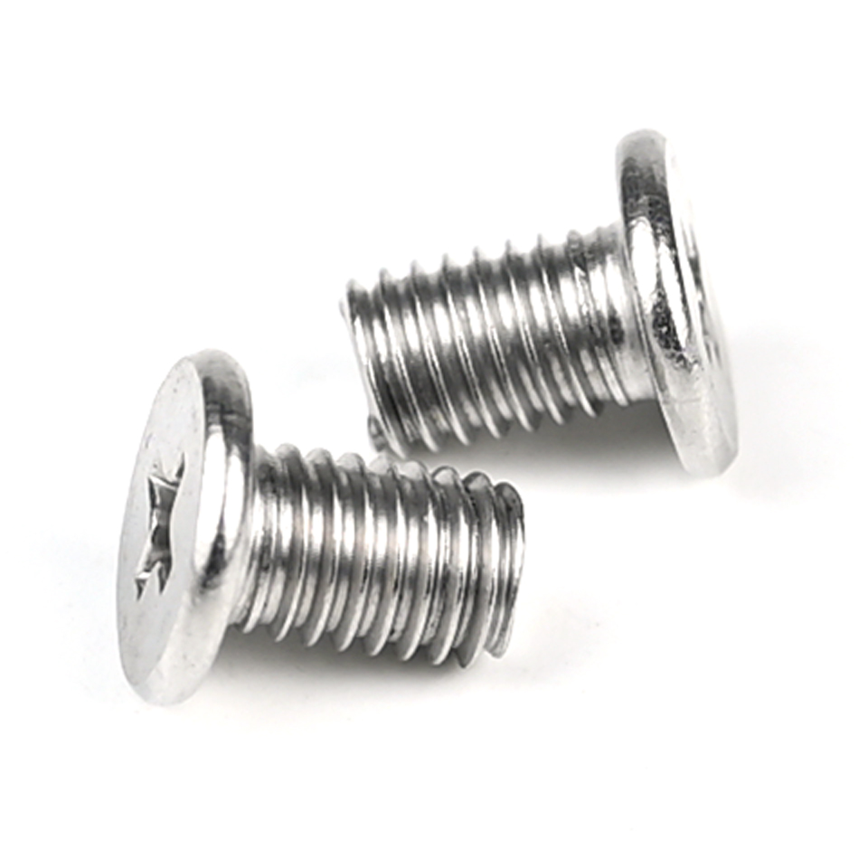 100% QC Tested Stainless Steel Flat Phillips M5 X 8mm Machine Screws for Commodity Shelf