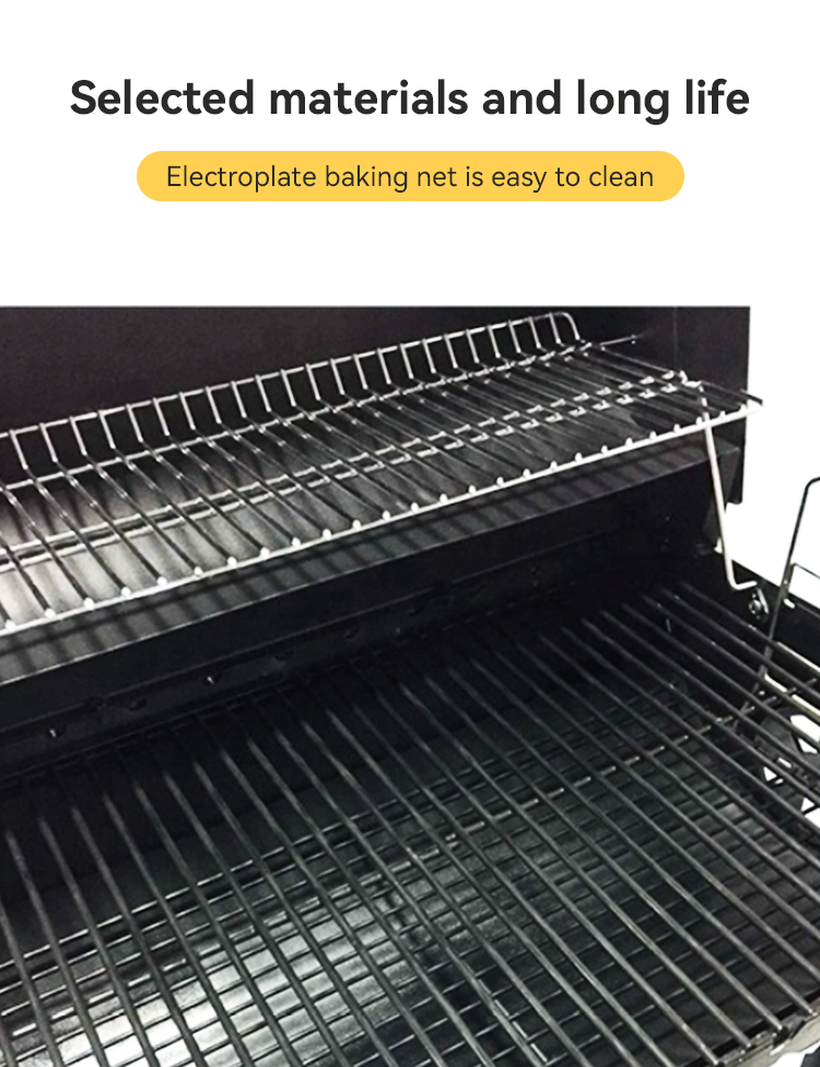 High Pressure Protection Device and Smoke Extractor Equipped 23kg Charcoal BBQ Grill