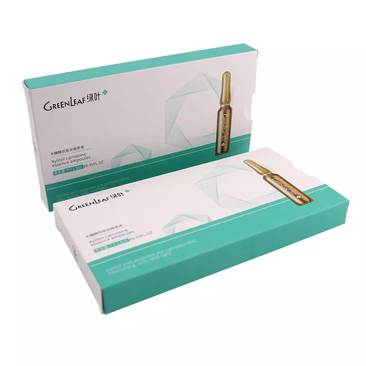 Essence Ampoules Cosmetic Packaging Boxes Printing Full Color Sleeve