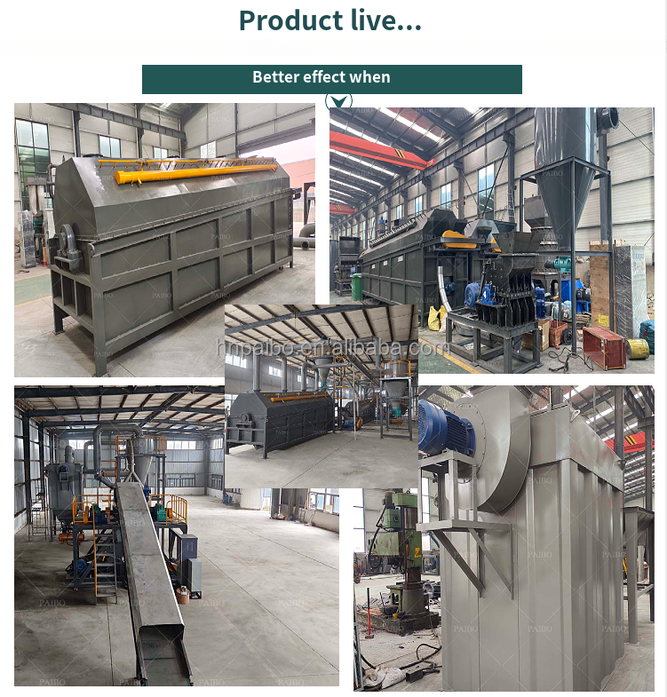 High Separator Rate 96-99.99% Waste Lithium Battery Dismantling Recycling Equipment