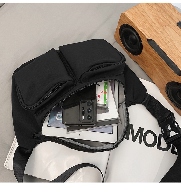 Sympathy Casual Sport Shoulder Chest Bag Waterproof Nylon Men Women Waist Bag