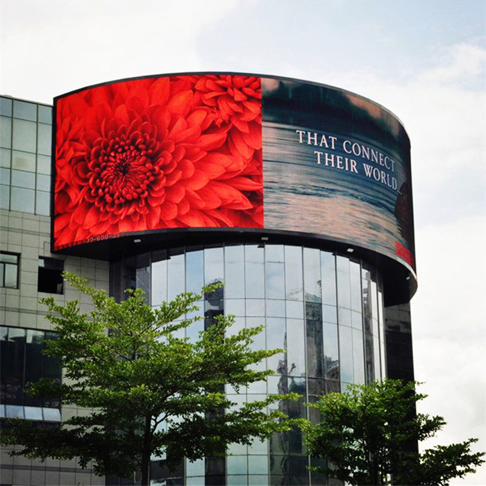 6000 Nits Brightness Advertising LED Display Screen SMD2727 Lamp 6MM Pixel Pitch