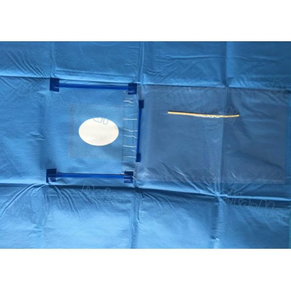 Eye / Ophthalmic Disposable Sterile Surgical Drapes With Incision Film With Liquid Collection Pouch