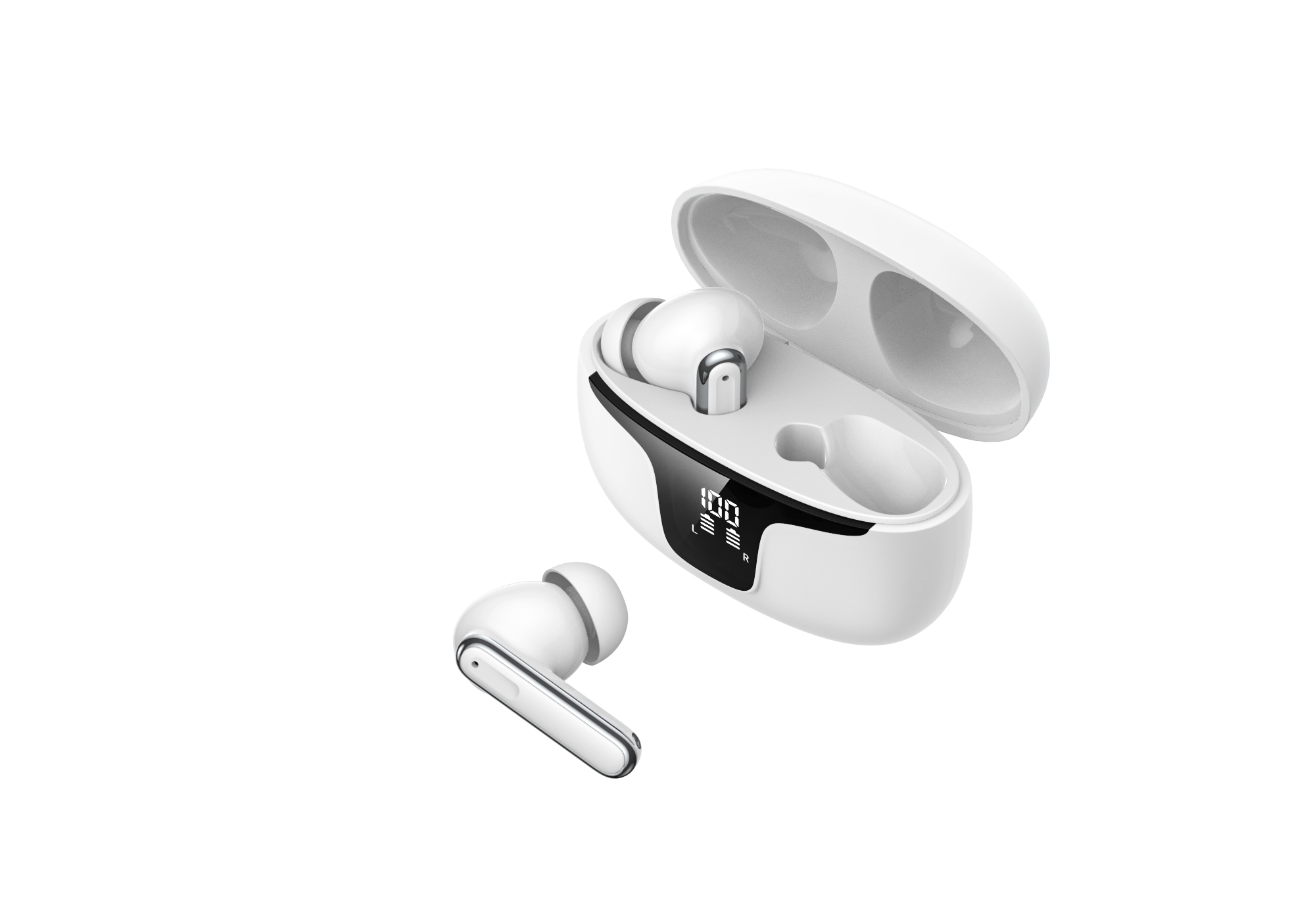 Private Mold Two Mic TWS Earphones for Noise Cancelling and HD Voice in In Ear Sports